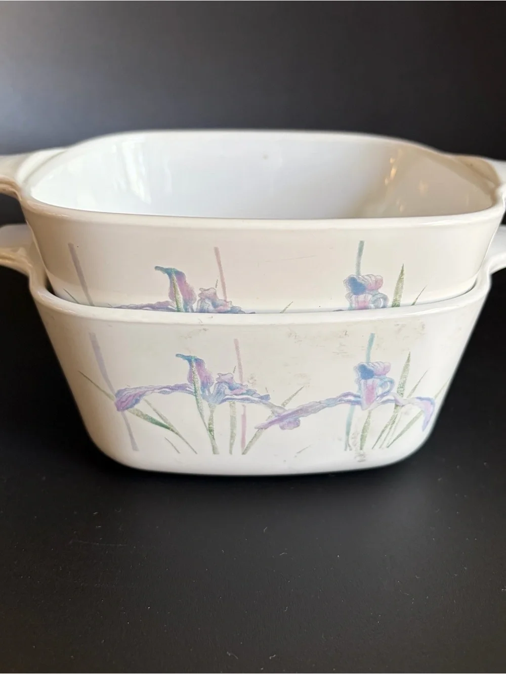 Corningware vintage shadow